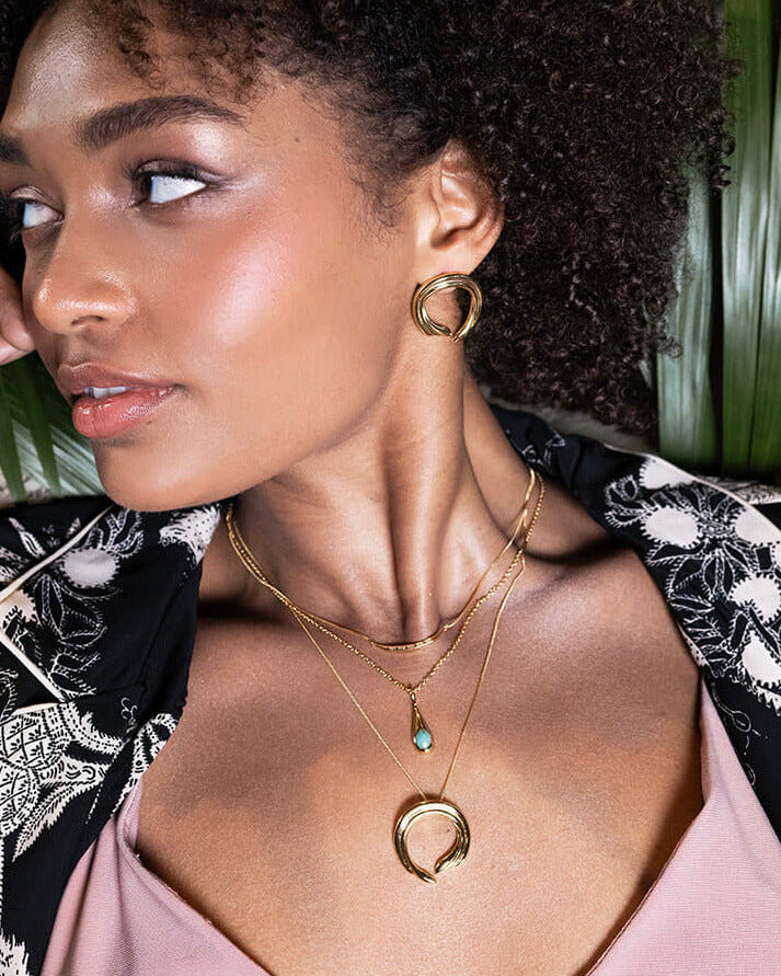Lenny Necklace Gold – Sarah Mulder Jewelry