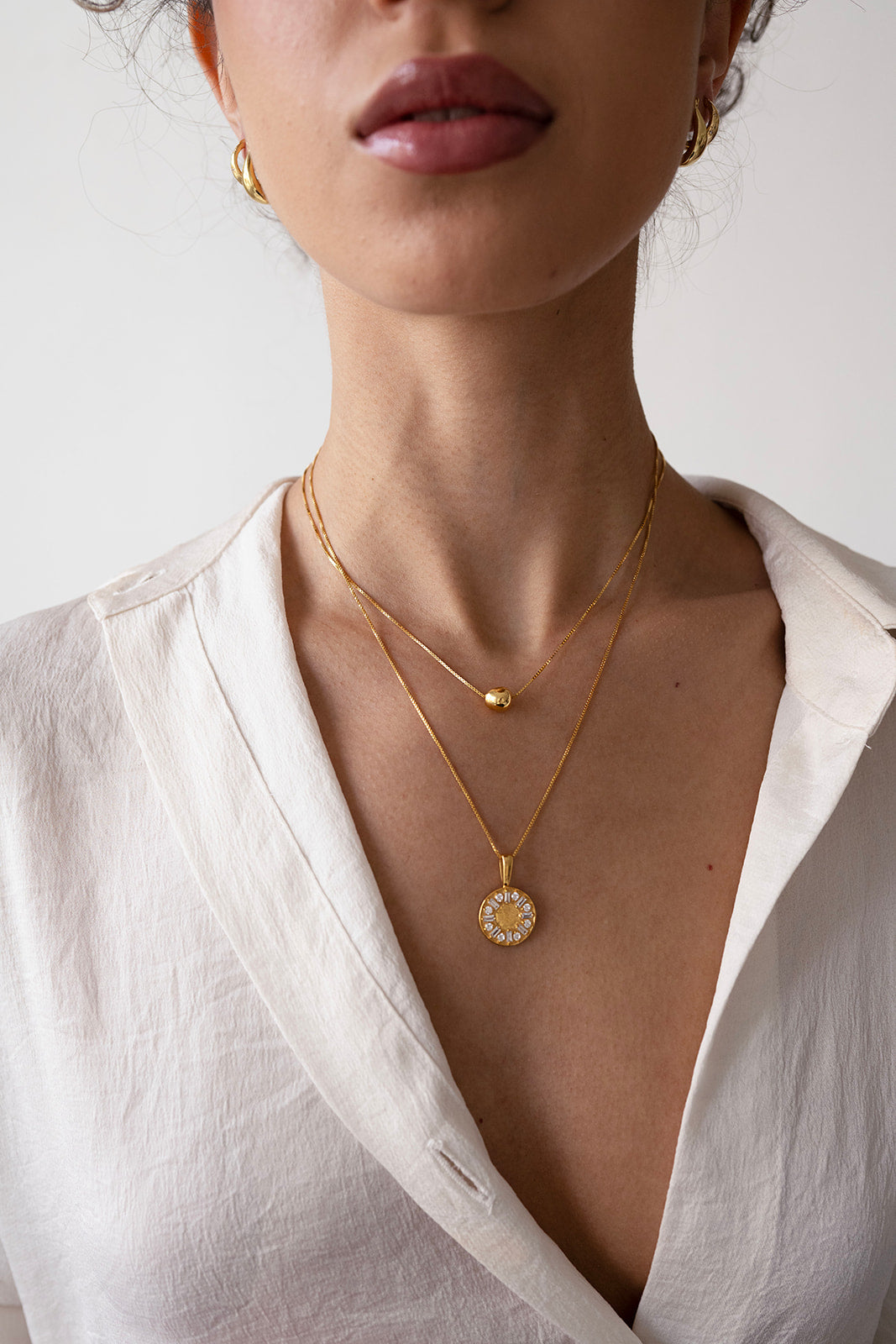 Sarah Mulder Jewelry Zenia Necklace Gold