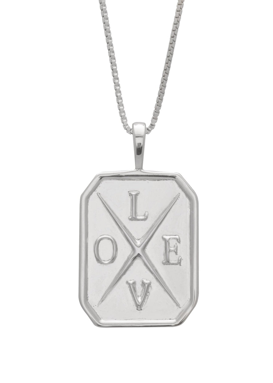 BF All Directions Necklace Rhodium