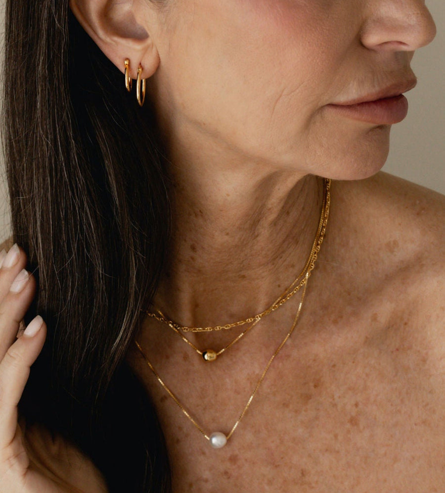 Heather Necklace Rhodium