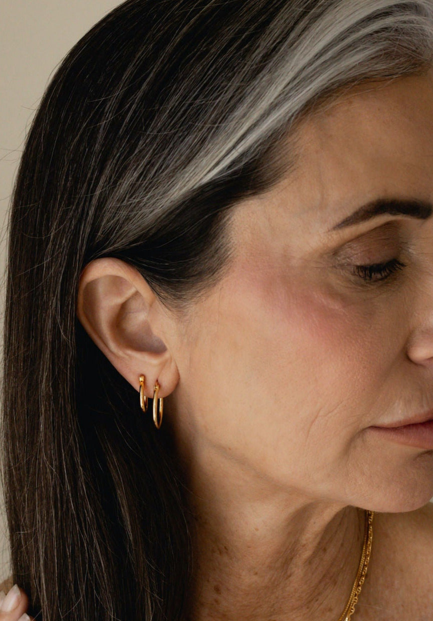 Leo Hoops 15mm Gold