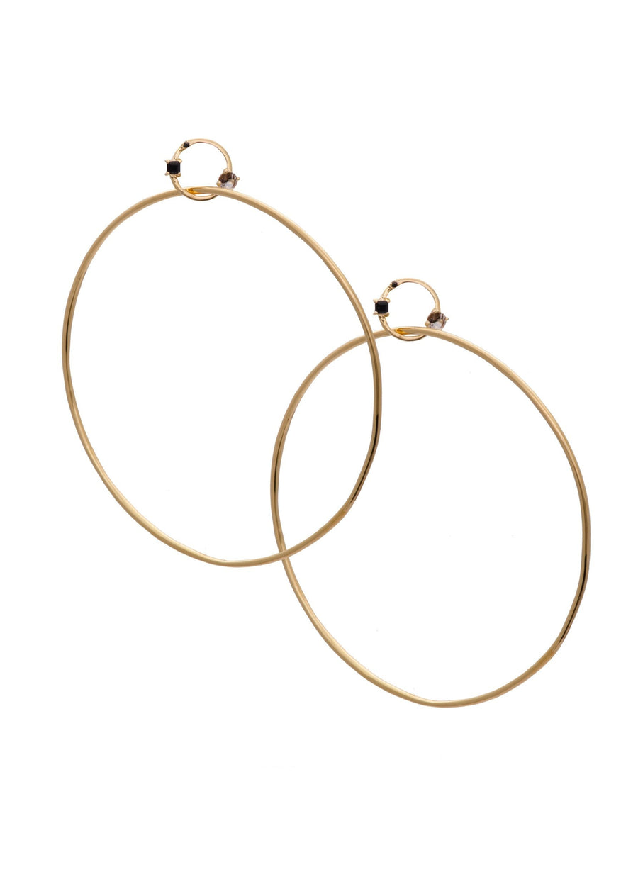 BF Miley Hoops Large Gold