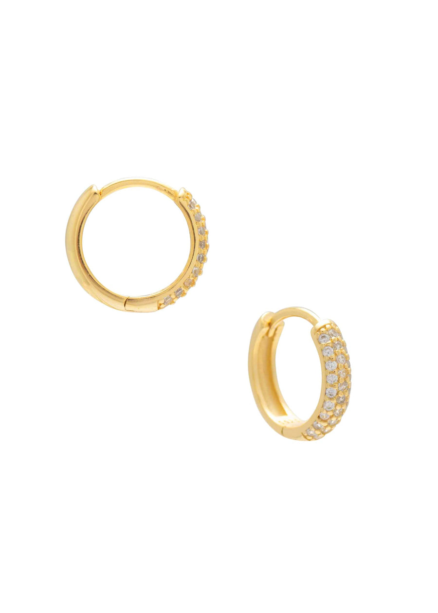 Queenie 14mm Click-In Hoops Gold