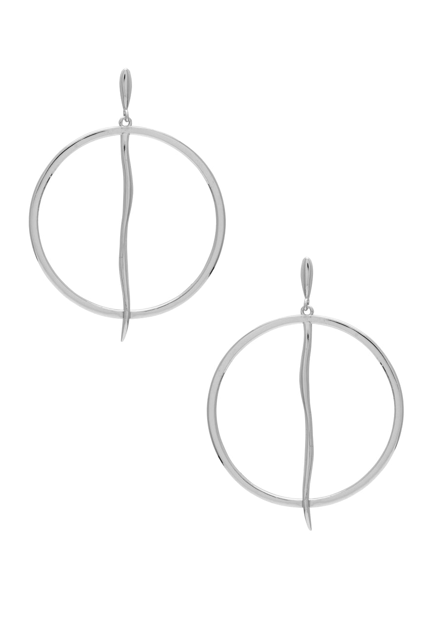 Evora Earrings Rhodium