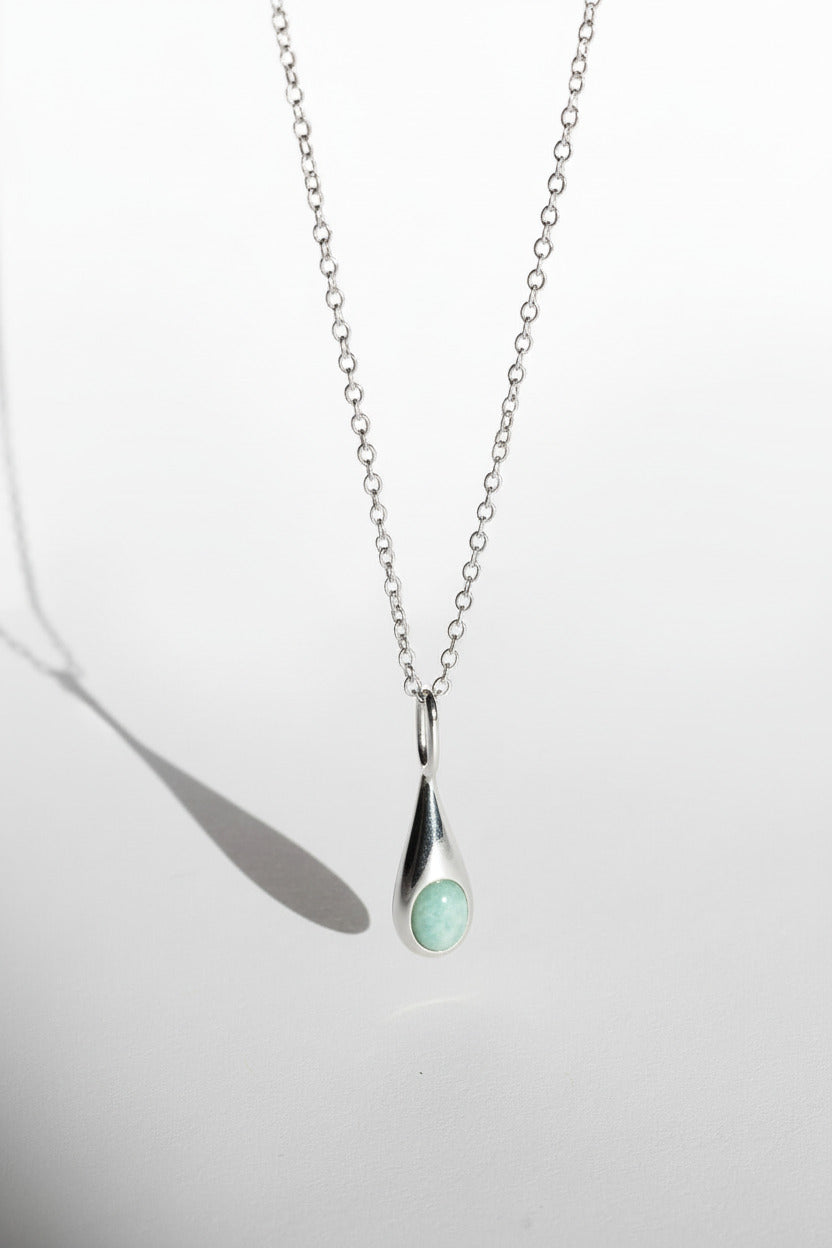 Lenny Necklace Rhodium – Sarah Mulder Jewelry