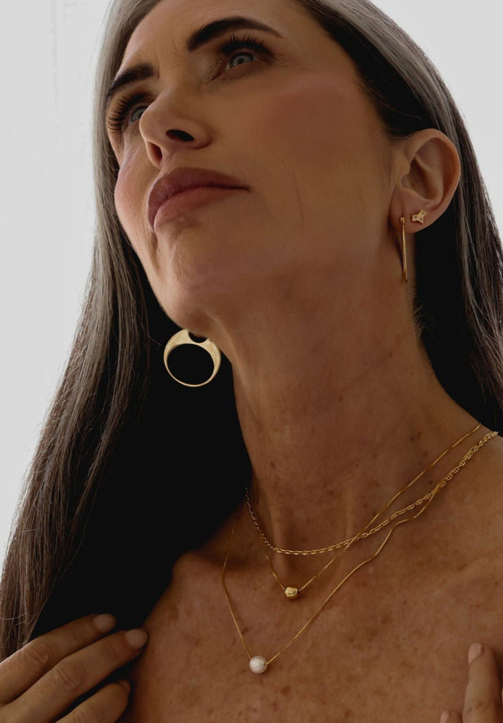 Heather Necklace Rhodium