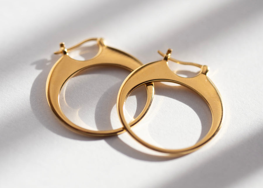 Solange Earrings Small Gold