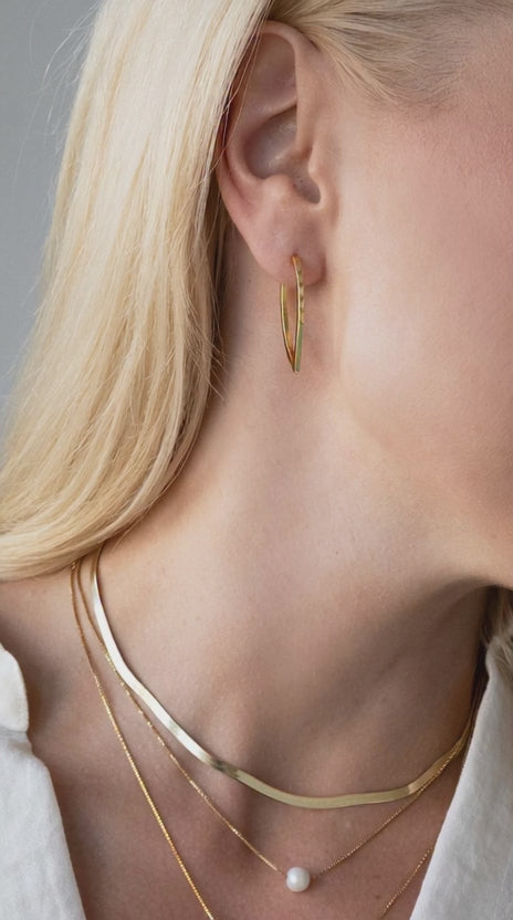 Gia Medium Earrings Gold