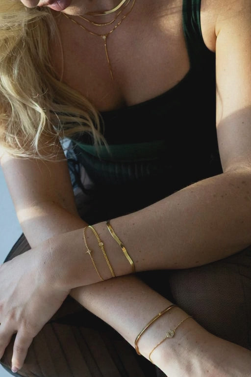 Ava Bracelet Opal Gold