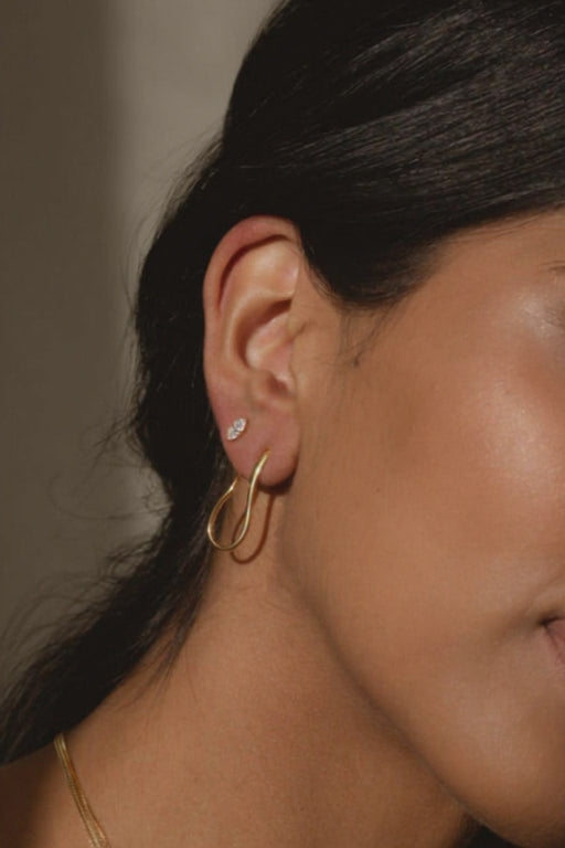 Ascent Earrings Gold