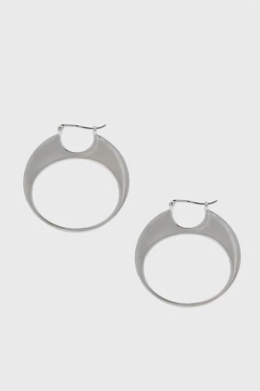 Solange Earrings Small Rhodium