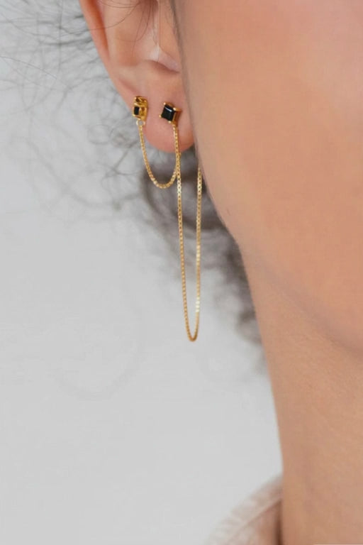 Alex Studs 2" Onyx Gold