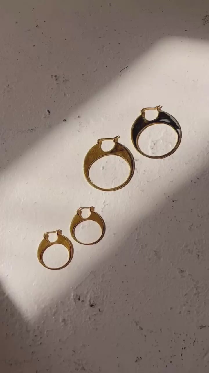 Solange Earrings Small Gold