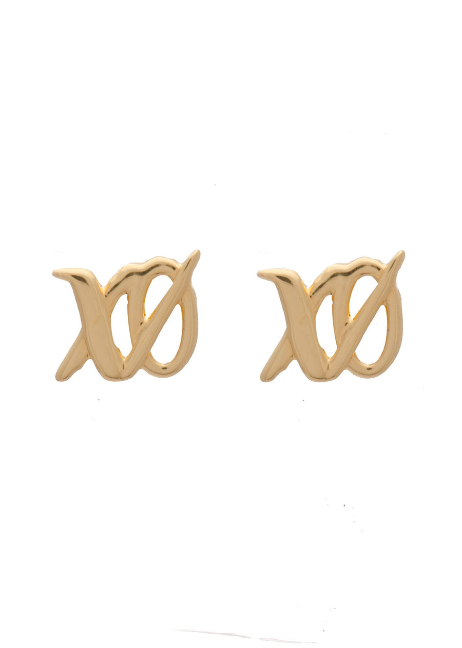 XO Studs Gold