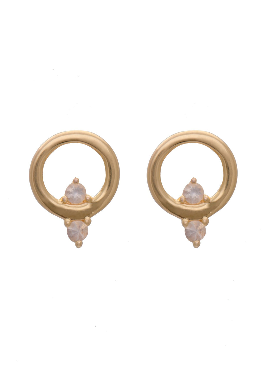 Amara Studs Gold