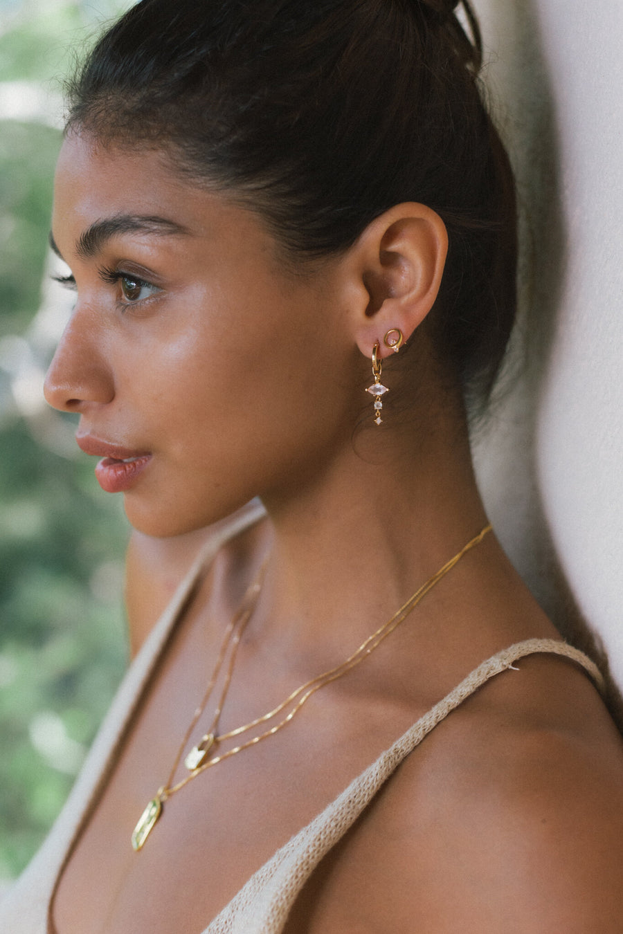 Amara Studs Gold