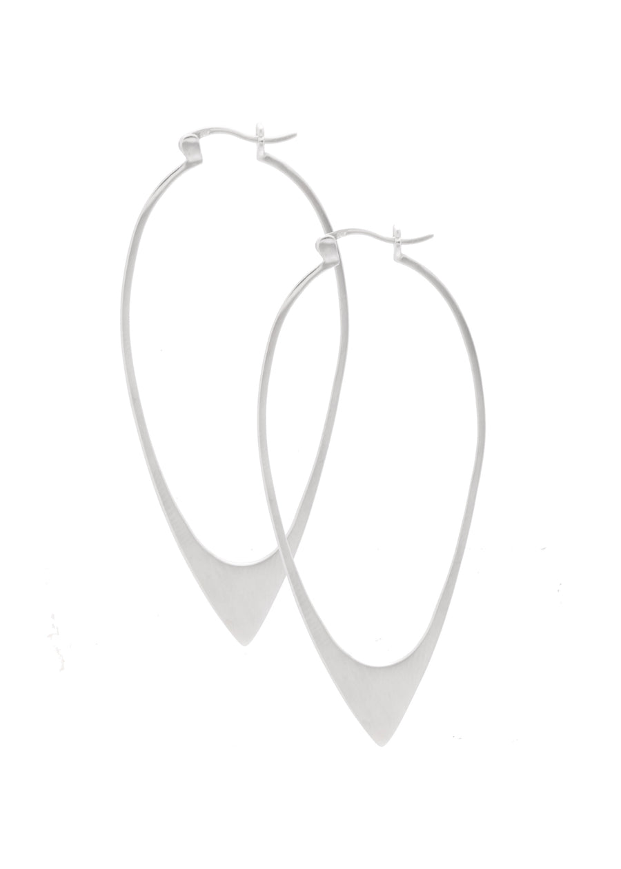 Ariam Earrings Silver Large