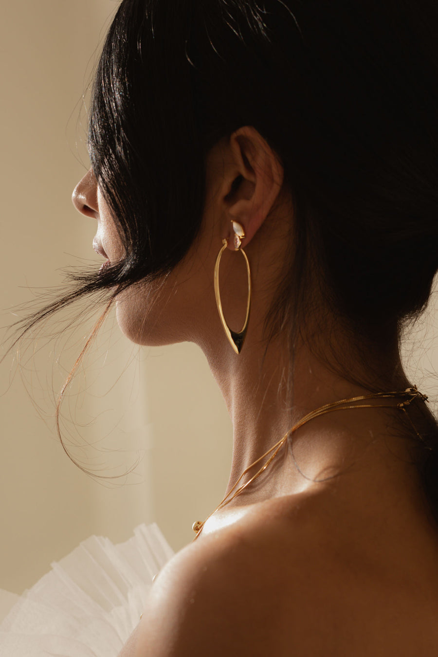 Ariam Earrings Gold Large