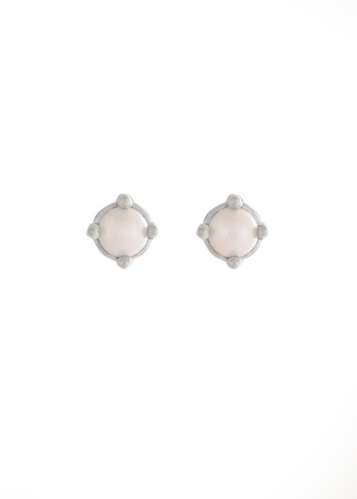 Cassie Studs Rhodium