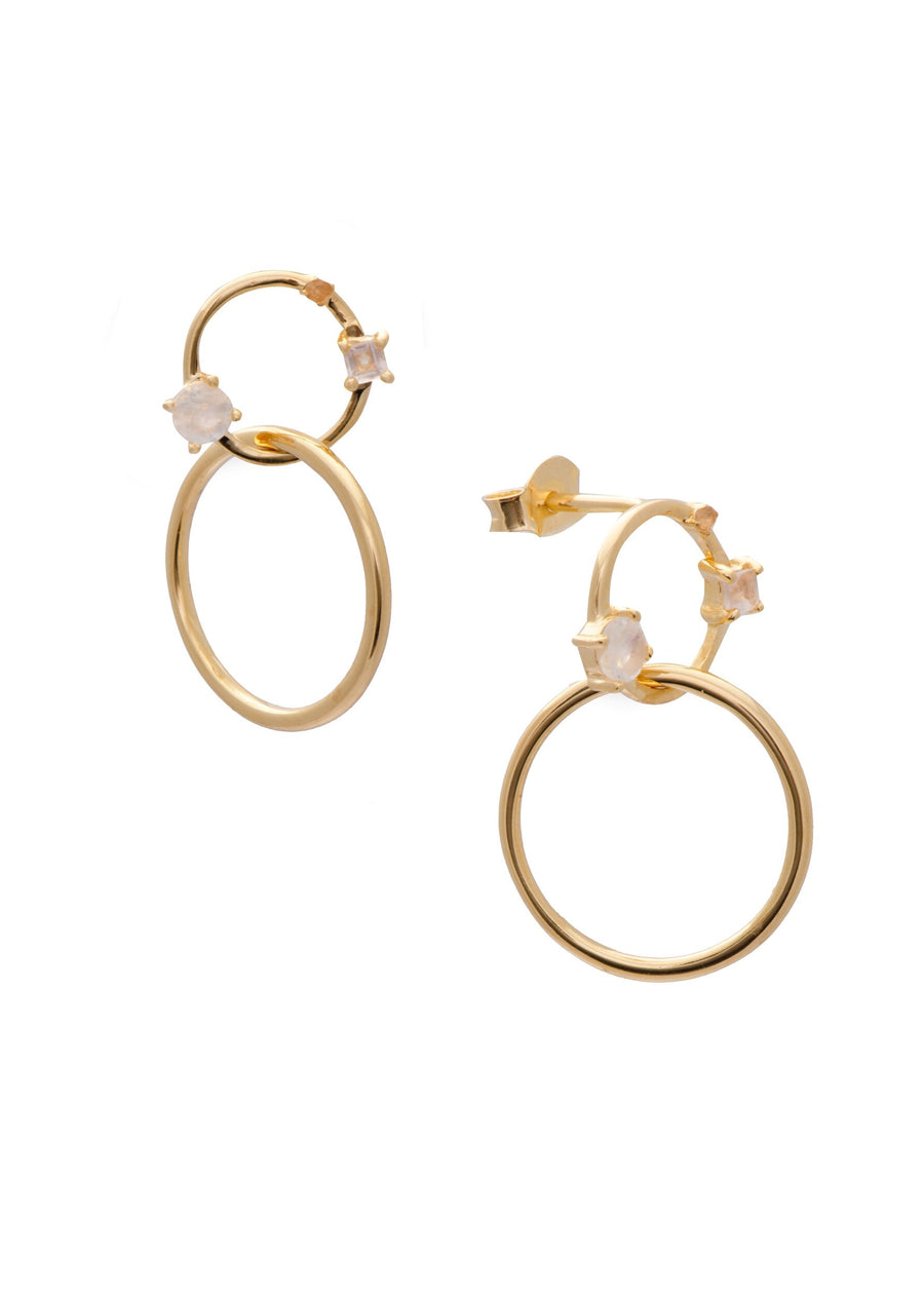Miley Hoops Small Gold