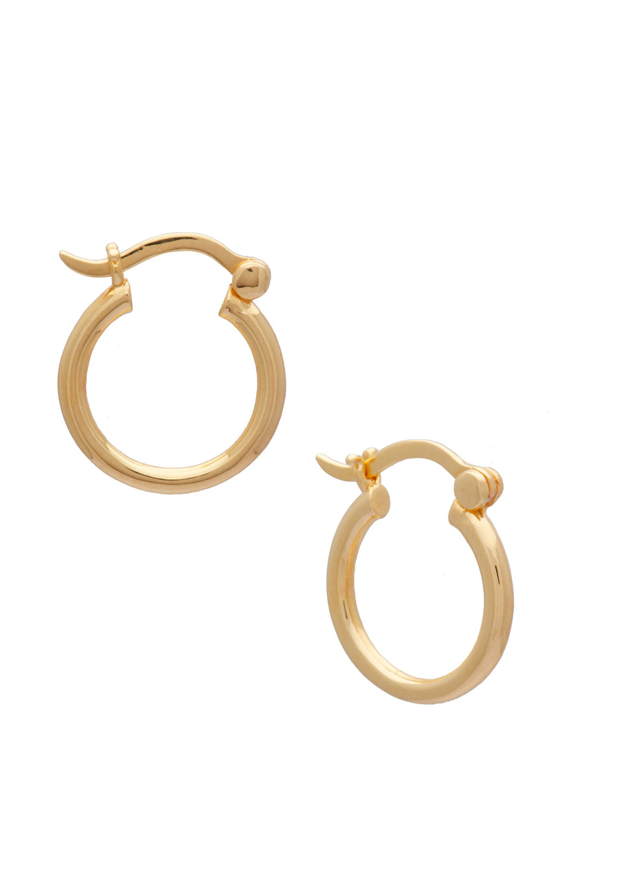Leo Hoops 15mm Gold