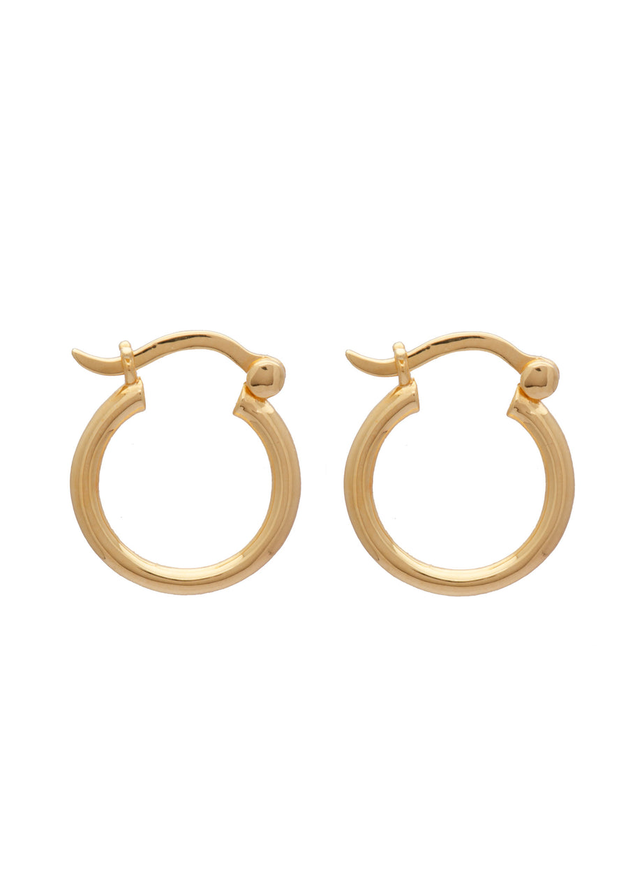 Leo Hoops 15mm Gold
