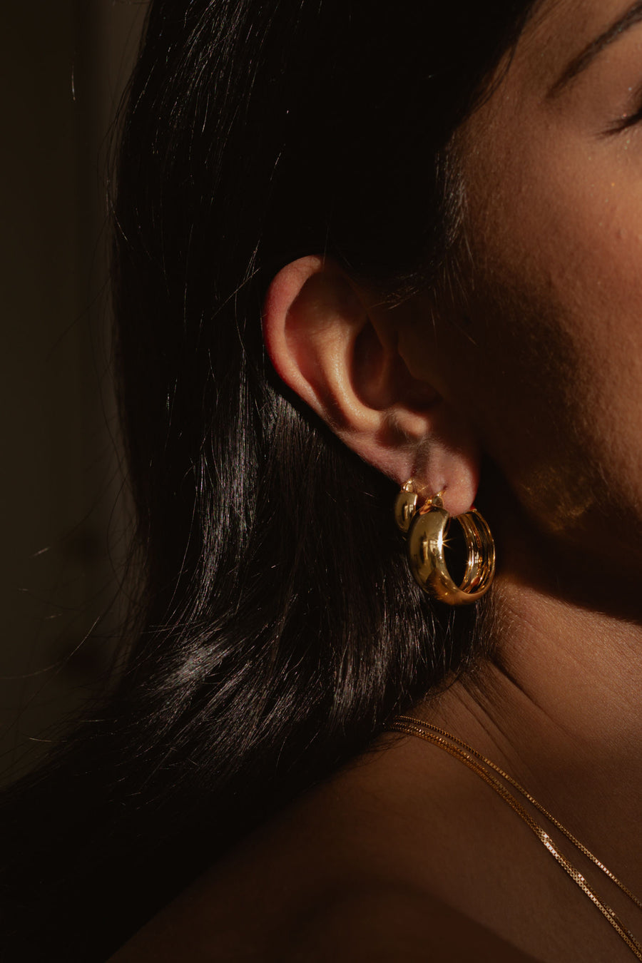 Toni 24mm Hoops Gold